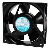 ORION FANS OA109AP-11-1TBR Ventilador axial de CA, 115V, Cuadrado, 120 mm, 38 mm, Rodamiento de bolas, 99 CFM