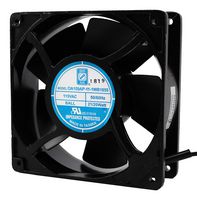 ORION FANS OA109AP-11-1WB1855 Ventilador axial de CA, 115V, Cuadrado, 120 mm, 38 mm, Rodamiento de bolas, 105 CFM