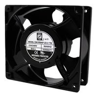 ORION FANS OA109AP-22-3TB Ventilador axial de CA, 230V, Cuadrado, 120 mm, 38.5 mm, Rodamiento de bolas, 51 CFM