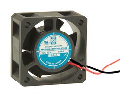 ORION FANS OD4020-12HB DC Axial Fan, 12 V, Square, 40 mm, 20 mm, Ball Bearing, 9 CFM
