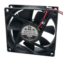 ORION FANS OD8025-24HB DC Axial Fan, 24 V, Square, 80 mm, 25 mm, Ball Bearing, 40 CFM