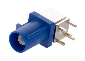 FAIRVIEW MICROWAVE FMCN44251 RF / Coaxial Connector, FAKRA Coaxial, Right Angle Plug, Through Hole Right Angle, 50 ohm, Brass