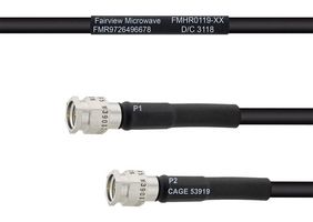 FAIRVIEW MICROWAVE FMHR0119-200CM Cable RF / Coaxial ensamblado, 6.6 ft, 2 m, RG58, RP SMA Macho, RP SMA Macho, 50 ohm