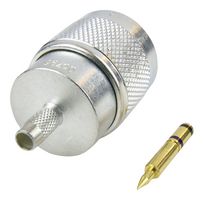 FAIRVIEW MICROWAVE M39012/01-0503 RF / Coaxial Connector, N Coaxial, Straight Plug, Solder, Crimp, 50 ohm, RG223, Beryllium Copper
