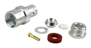 FAIRVIEW MICROWAVE M39012/17-0101 RF / Coaxial Connector, BNC Coaxial, Straight Jack, Clamp, 50 ohm, RG58, Beryllium Copper