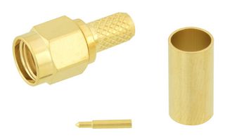 FAIRVIEW MICROWAVE SC7050 Conector Coaxial / RF, SMA Coaxial, Macho Recto, Solder, Crimp, 50 ohm, RG55, RG142, RG223, RG400