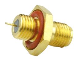 FAIRVIEW MICROWAVE SC7591A RF / Coaxial Connector, SMA Coaxial, Straight Bulkhead Jack, Solder, 50 ohm, Beryllium Copper