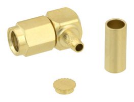FAIRVIEW MICROWAVE SC8803 RF / Coaxial Connector, SMC Coaxial, Right Angle Plug, Solder, Crimp, 50 ohm