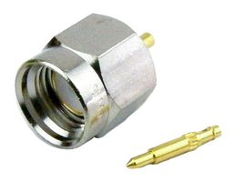 FAIRVIEW MICROWAVE SMC020 RF / Coaxial Connector, SMA Coaxial, Straight Plug, Solder, 50 ohm, 0.02" Semi Rigid, Brass
