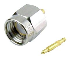 FAIRVIEW MICROWAVE SMC034 RF / Coaxial Connector, SMA Coaxial, Straight Plug, Solder, 50 ohm, 0.034" Semi Rigid, Brass