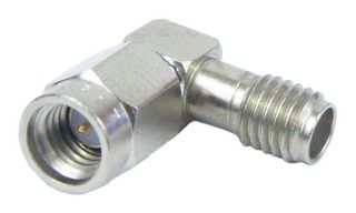 FAIRVIEW MICROWAVE SM3717 RF / Coaxial Adapter, SSMA, Plug, SSMA, Jack, Right Angle Adapter, 50 ohm