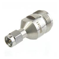 FAIRVIEW MICROWAVE SM4241 RF / Coaxial Adapter, SMA, Plug, N, Jack, Straight Adapter, 50 ohm