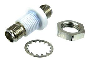 FAIRVIEW MICROWAVE SM4936 RF / Coaxial Adapter, SMA, Jack, SMA, Jack, Straight Bulkhead Adapter, 50 ohm