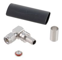 FAIRVIEW MICROWAVE TC-240-SM-RA-SS-D RF / Coaxial Connector, SMA Coaxial, Right Angle Plug, Solder, Crimp, 50 ohm, LMR-240, PE-C240