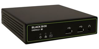 BLACK BOX EMD2000SE-DP-R Extender, KVM-over-IP Receiver, Single-Monitor, DisplayPort, USB 2.0, Audio, RJ45