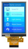 MIDAS DISPLAYS MDT0320ASHHR-MULTI LCD TFT, 3.2 ", 240 x 320 Pixels, Vertical, RGB, 2.8V