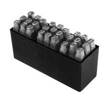 MULTICOMP PRO MP011894 Letter Stamp, Chrome Vanadium Steel, 0.315", A to Z / &, 27 Pieces