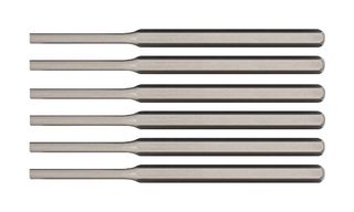 MULTICOMP PRO MP013702 Pin Punch Set, Parallel, S2 Steel, 105 mm L, 6 Pieces