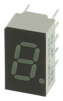 BROADCOM HDSP-511C 7 Segment LED Display, Red, 20 mA, 2 V, 32 mcd, 1, 14.22 mm