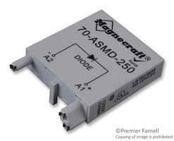 Relay Socket, DIN Rail, 2 Pins, 250 VDC