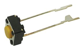 OMRON ELECTRONIC COMPONENTS B3F-6052 Tactile Switch, B3D Series, Top Actuated, Through Hole, Plunger for Cap, 150 gf, 50mA at 24VDC