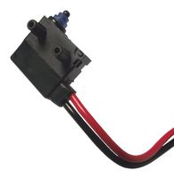 OMRON ELECTRONIC COMPONENTS D2HW-BL202MR Microswitch, Subminiature, Pin Plunger, SPST-NC, Wire Leaded, 2 mA, 12 V