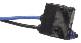 OMRON ELECTRONIC COMPONENTS D2HW-BR203M Microswitch, Subminiature, Pin Plunger, SPST-NO, Wire Leaded, 2 A, 12 V