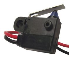 OMRON ELECTRONIC COMPONENTS D2HW-C262MR Microswitch, Subminiature, Leaf Lever, SPST-NC, Wire Leaded, 2 A, 12 V