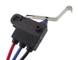 ARATAS (FORMERLY OMRON COMPONENTS) D2HW-C281M Interruptor Microswitch, Subminiature, Leva Alargada, SPDT, Conexión de Cable, 2 A, 12 V