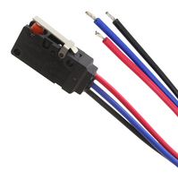 OMRON ELECTRONIC COMPONENTS D2VW-01L1A-1HS Microswitch, IP67, Miniature, Short Hinge Lever, SPDT, Solder Lug, 100 mA, 30 V