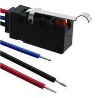 OMRON ELECTRONIC COMPONENTS D2VW-01L3-3HS Microswitch, Miniature, Simulated Roller Lever, SPST-NO, Solder, 100 mA, 30 V