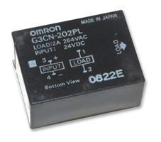 OMRON INDUSTRIAL AUTOMATION G3CN-202P DC3-28 Solid State Relay, SPST-NO, 2 A, 53 VDC, PCB, Through Hole, Zero Crossing