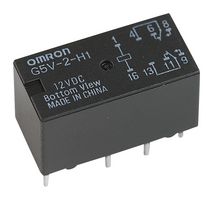 OMRON ELECTRONIC COMPONENTS G5V-2-H1 DC9 Signal Relay, 9 VDC, DPDT, 1 A, G5V-2 Series, Through Hole, Non Latching