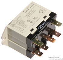 Omron G7L-2A-TUB-J-CB-AC24 General Purpose Relay With Test Button, Class B  Insulation, QuickConnect Terminal, Upper Bracket Mounting, Double Pole  Single Throw Normally Open Contacts, 71 mA Rated Load Current, 24 VAC Rated  Load