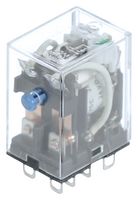 OMRON INDUSTRIAL AUTOMATION LY2I4N AC24 Power Relay, DPDT, 24 VAC, 10 A, LY Series, Socket, Non Latching