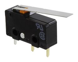 OMRON ELECTRONIC COMPONENTS SS-01GL111D Interruptor Microswitch, IP40, Subminiature, Palanca Larga con Bisagra, SPDT, Pin de PC, 100 mA