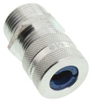 HUBBELL WIRING DEVICES SHC1033 Cable Gland, 3/4" NPT, 9.7 mm, 12.7 mm, Aluminum, Metallic, IP66