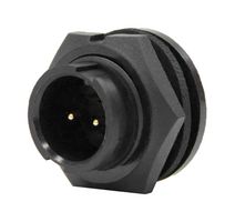 SWITCHCRAFT/CONXALL 7280-2PG-300 Circular Connector, Sealed Circular Connector, Mini-Con-X Series, Panel Mount Receptacle