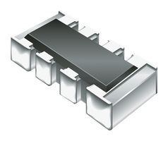 BOURNS CAY10-330J4LF Fixed Network Resistor, 33 ohm, Isolated, 4 Resistors, 0804 [2010 Metric], Convex, ± 5%