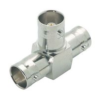 L-COM BA019 RF / Coaxial Adapter, BNC, Jack, BNC, Jack, Jack, Tee Adapter, 75 ohm