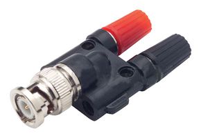 L-COM BC2720 Test Accessory, BNC Plug to Dual Binding Post Adapter, Test Equipments