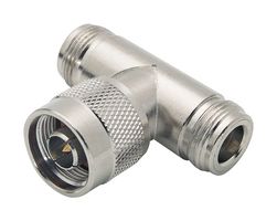 L-COM BN126 RF / Coaxial Adapter, N, Receptacle, N, Plug, Tee Adapter, 50 ohm