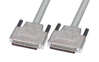 L-COM CA2000MM-3M Cable de Computadora, Plug SCSI Ultra CN68, Plug SCSI Ultra CN68, 9.8 ft, 3 m, Gris claro