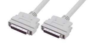 L-COM CA801-3M Cable de Computadora, SCSI-2, HD-50 Macho, HD-50 Macho, 9.8 ft, 3 m, Gris claro, CA801 Series