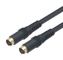 L-COM CCD234MM-5 Cable de Audio / Video, Mini DIN 4 Posiciones Macho, Mini DIN 4 Posiciones Macho, 5 ft, 1.5 m