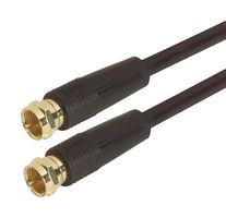 L-COM CCF59-1 RF / Coaxial Cable Assembly, 1 ft, 304.8 mm, RG59A/U, F-Type Plug, F-Type Plug, 75 ohm