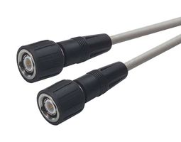 L-COM CCTN58-2B RF / Coaxial Cable Assembly, 2 ft, 609.6 mm, RG58/U, BNC Plug, BNC Plug, 50 ohm