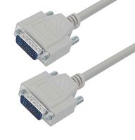 L-COM CHD26MM-2.5 Computer Cable, HD-26 Plug, HD-26 Plug, 2.5 ft, 762 mm, Light Gray, CHD26MM Series