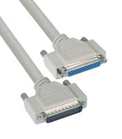 L-COM CHD44MF-5 Computer Cable, HD-44 Plug, HD-44 Receptacle, 5 ft, 1.5 m, Light Gray, CHD44MF Series