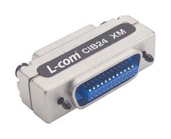 L-COM CIB24XM Connector Adapter, IEEE-488 GPIB, 24 Positions, Receptacle, IEEE-488 GPIB, 24 Positions, Plug